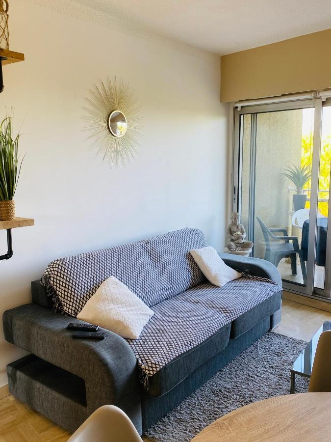 Appartement Cote D'Azur Plage - Piscine - Tennis Villeneuve-Loubet Exterior foto